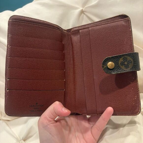 Vintage Louis Vuitton Classic Monogram Porte Papier Zippe Bifold Wallet & Insert - Picture 7 of 14